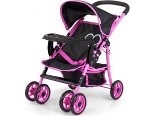 Milly Mally Milly Mally Wózek dla lalek Kate Prestige Black