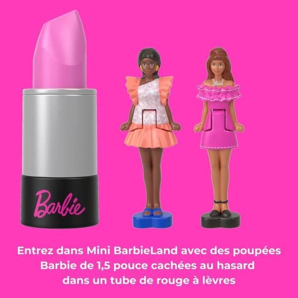 BARBIE Mini BarbieLand 6 läppstiftset med minidockor - JBD26