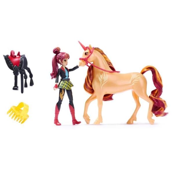 SPIN MASTER UNIHORN OCH CINDER OCH VALENTINA DOLL BOX Unicorn Academy