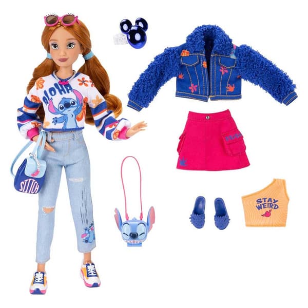 Jakks Pacific Mode Inspirerad Av Den Klassiska Stitch Disney Ily-dockan 25 Cm