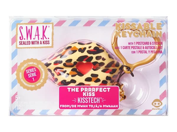 S.W.A.K. Series 1 Kisstech Prrrfect Kiss - Nøkkelkjede - lips