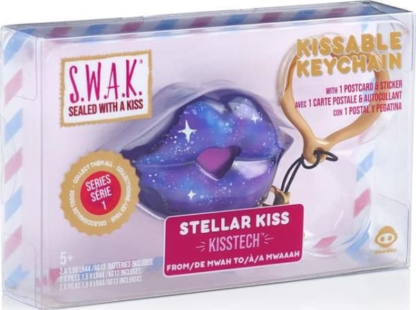 WowWee S.W.A.K Interactive Kissing Lips - Stellar Kiss nyckelring