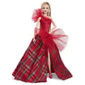 Miniatyrbild 7 av 7: BARBIE god jul blond docka HRM61