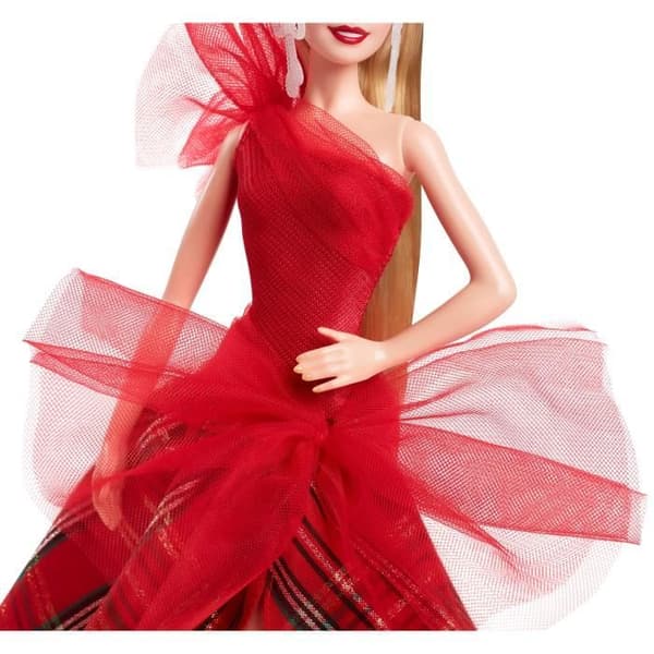 BARBIE god jul blond docka HRM61