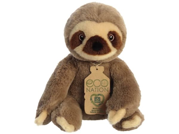 ECO NATION AURORA Eco Nation Plush Sloth, 24 cm