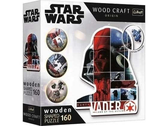 Trefl PUZZLE 160EL TREFL WOOD CRAFT STAR WARS VADER PU