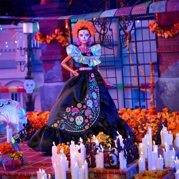 Barbie Día De Muertos-docka