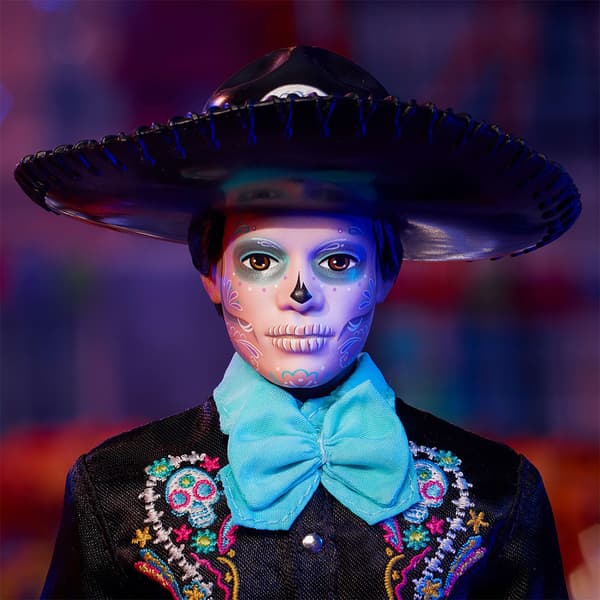 Barbie Ken Día De Muertos-docka