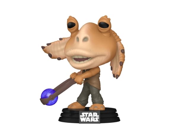 Funko!POP Vinyl SW- Jar Jar Binks med Booma-bollar