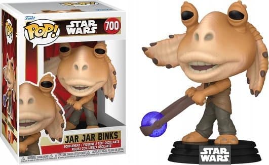 Funko!POP Vinyl SW- Jar Jar Binks med Booma-bollar