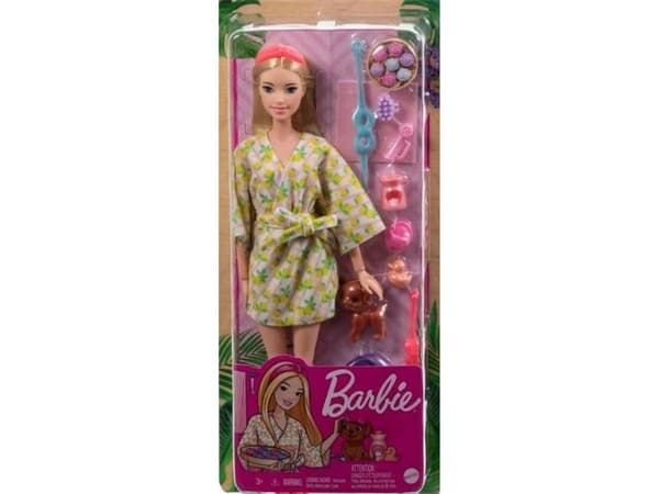 Barbie dukke Mattel BRB RELAX DUKKE I BADEKÅPE HKT90 WB6