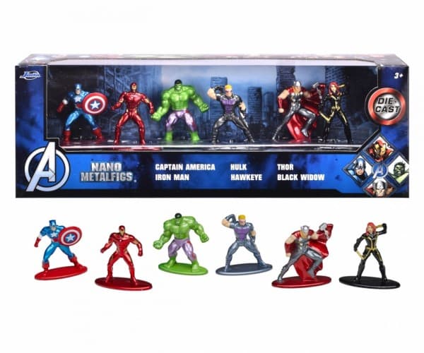Jada Toys SIMBA *****JADA Avengers figur metall sp. 6-pakning 322-4001