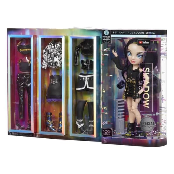 Rainbow High - Shadow High - Ainsley Slater - 27 cm modedocka med 3 outfits och accessoarer - från 6 till 12 år gammal
