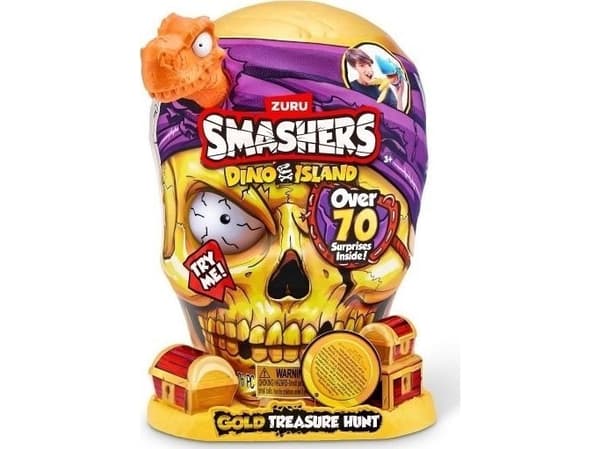 Smashers Dino Island Gold Treasure Hunt - pääkallo