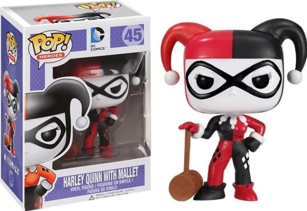 FUNKO Figure POP! DC Comics Harley Q/Mallet, Samlarfigur, Filmer och TV-serier