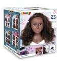 Miniatyrbillede 2 af 5: Smoby - Afro hårstylinghuvud - Lätt att styla - 23 realistiska accessoarer - Värmekänsliga läppar - Förvaringslucka