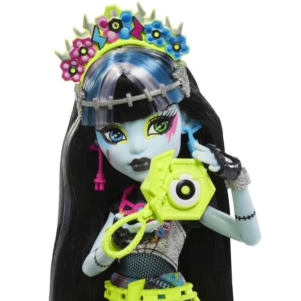 Monster High-Frankie Stein docka Monster Fest-docka och tillbehör HXH79