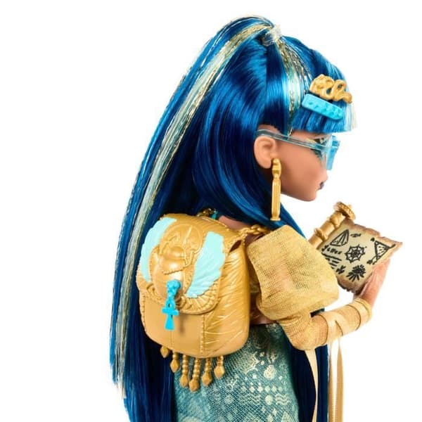 Monster High - Cleo de Nile - Docka med djur och tillbehör HXH74