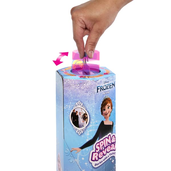 Frozen Disney Frozen Anna Spin And Reveal-dukke Blå