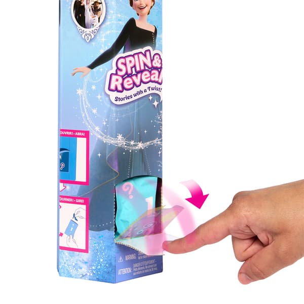 Frozen Disney Frozen Anna Spin And Reveal-dukke Blå