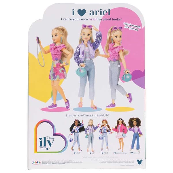 Jakks Pacific Ariel Disney Ily -nukesta Inspiroitunut Muoti 25 Cm