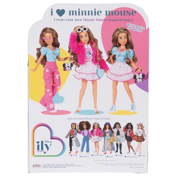 Jakks Pacific Minnie Disney Ily -nuken Inspiroima Muoti 25 Cm