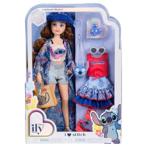 Jakks Pacific Mode Inspireret Af Stitch Sommer Disney Ily-dukke 25 Cm