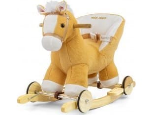 Gyngehest Polly lysebrun Milly Mally