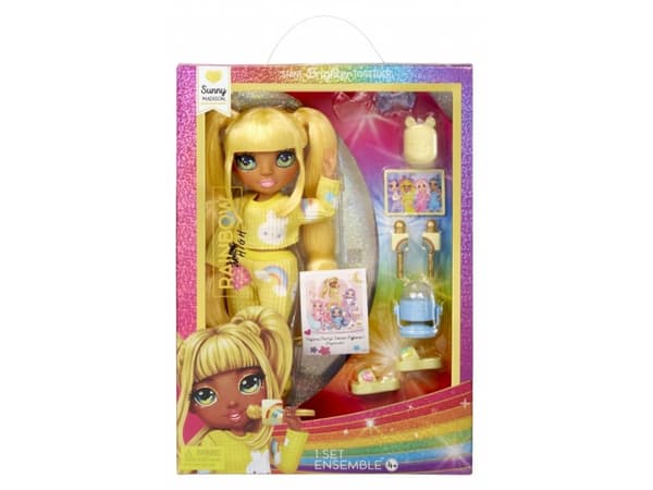 Rainbow High Junior High PJ Party Fashion Doll- Sunny (Yellow)