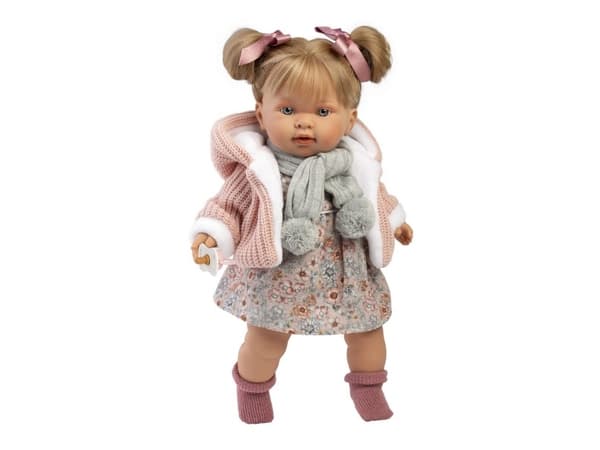 Llorens Llorens 14284 42 cm Alexandra dukke med myk mage