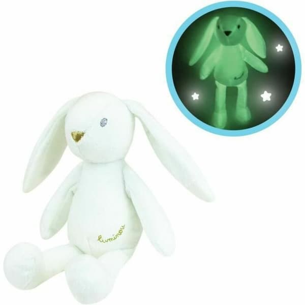 Mjukisleksak Jemini Luminou White Rabbit 20 cm