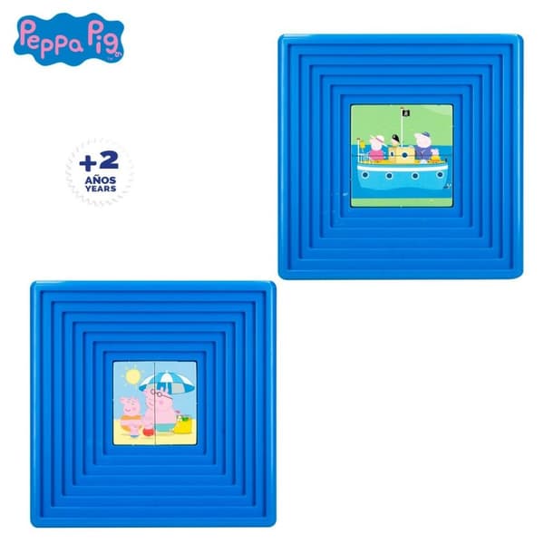 Barnepuslespill Peppa Pig 25 Deler 19 x 4 x 19 cm (6 enheter)