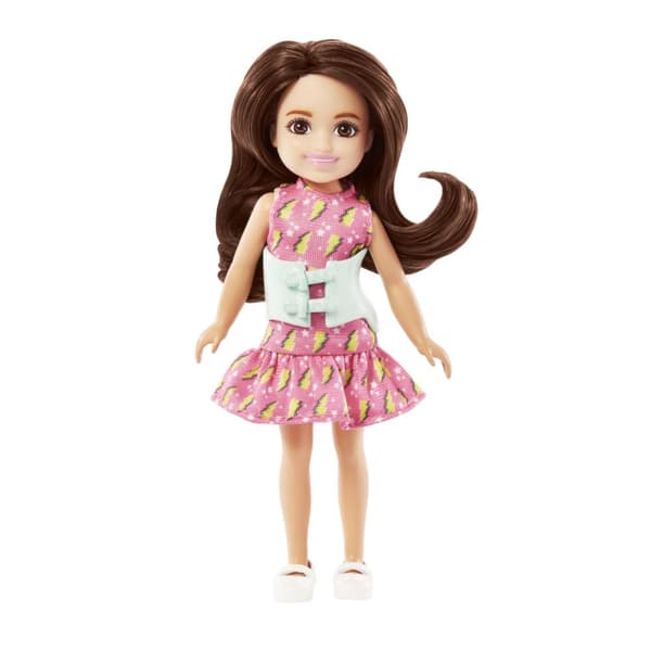 Barbie Chelsea ja ystävät nukke - tukivarsi skolioosin selkärangan kaarevuutta varten (HKD90)