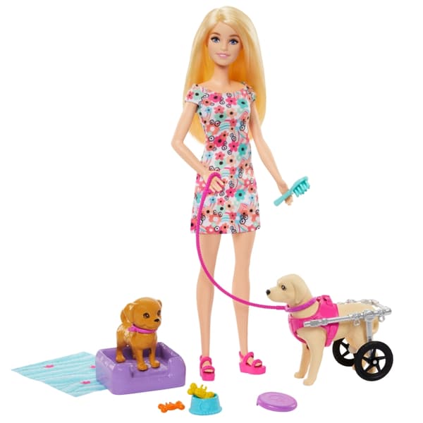 Barbie Gå og kjør lekesett for kjæledyr (HTK37)