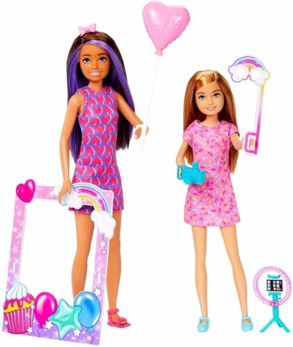 Barbie Celebration Fun Syntymäpäivä Skipper ja Stacie nukke (HKB12)
