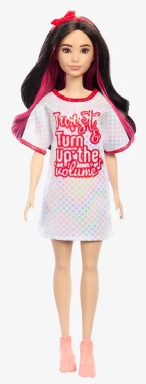 Barbie Fashionistas rød mess-kjole (HRH12)