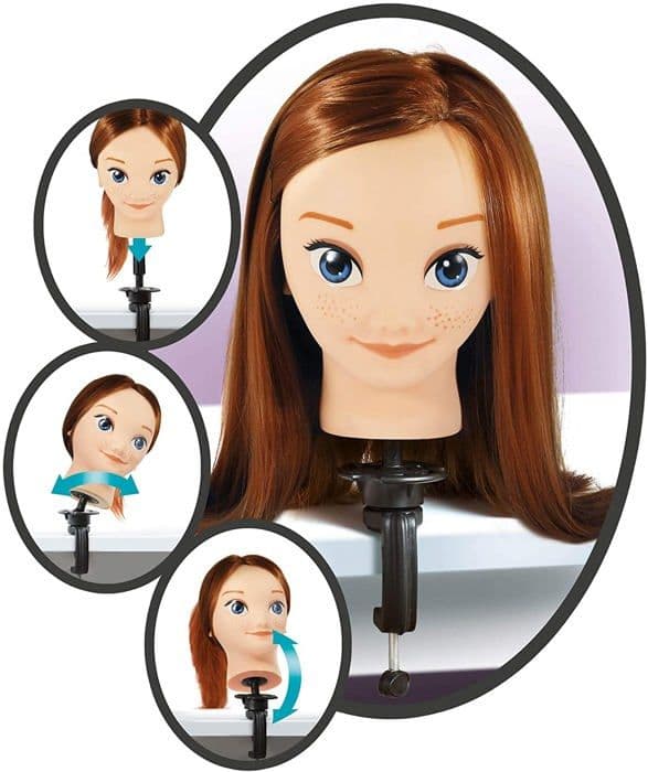 BUKI FRANCE Professional Studio Hårstylingkit - Professionell kvalitetsstylinghuvud med tillbehör