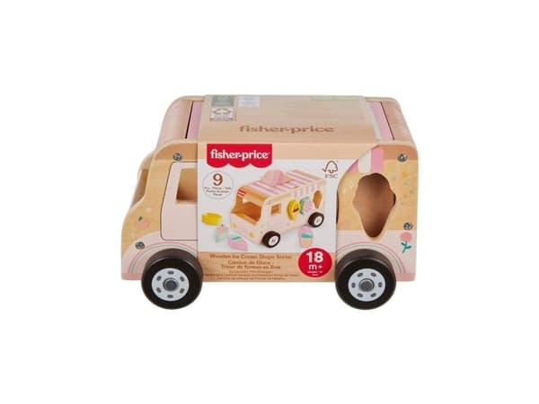 Fisher Price Wood Ice Cream Shape Sorter