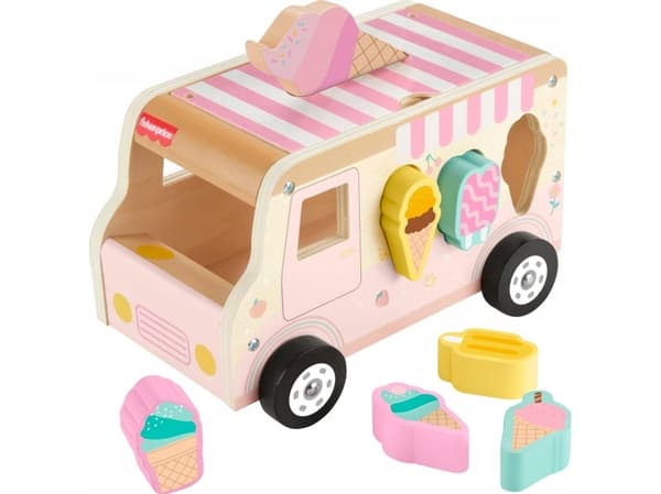 Fisher Price Wood Ice Cream Shape Sorter