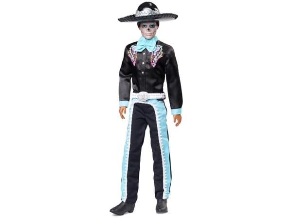 Barbie Ken Dia de Muertos Doll, Motedukke, Jente, 3 år, Jente, Flerfarget