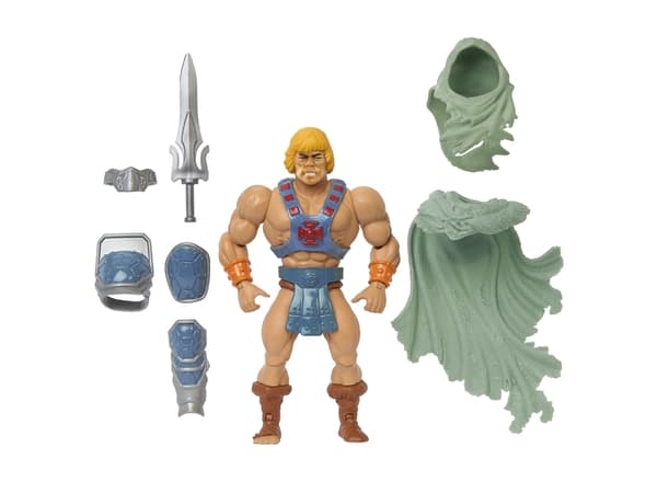 Mattel Masters of the Universe Origins Turtles of greyskull Stealth Ninja He-Man Toy Figure