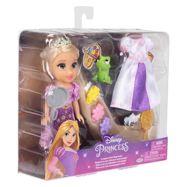 Jakks Pacific Rapunzel Presentset Med Disney Princess-tillbehör 15 Cm Rosa