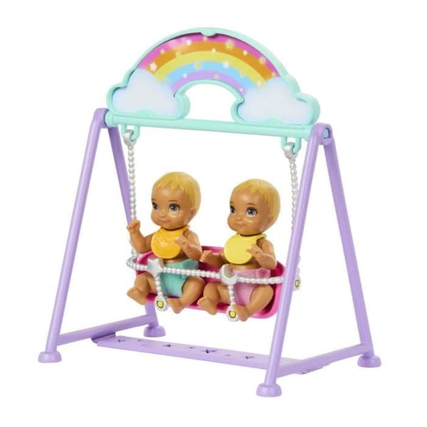 Barbie-The Twins' Room-Skipper box set, bebisar och tillbehör HXM99