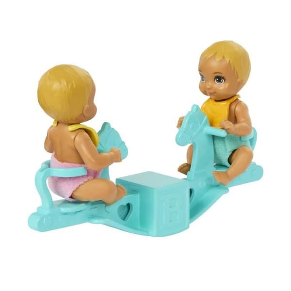 Barbie-The Twins' Room-Skipper box set, bebisar och tillbehör HXM99