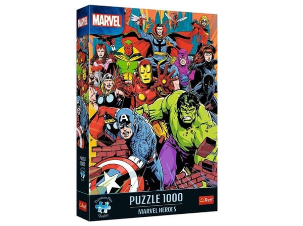 Trefl Puzzle 1000 elementtiä Premium Plus laatu Marvel Heroes