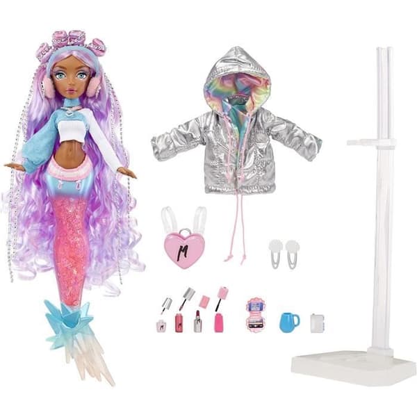 Mermaze Mermaidz Harmonic Mermaid Fashion Doll 34cm - Byter färg i vatten - Vintervågor