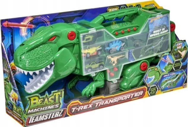 HTI Transporter Dinosaur T-REX med racerbiler TEAMSTERZ 1417559 p3