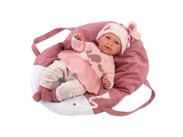 Llorens Llorens 17414 Mimi babydukke 42 cm med bæresele