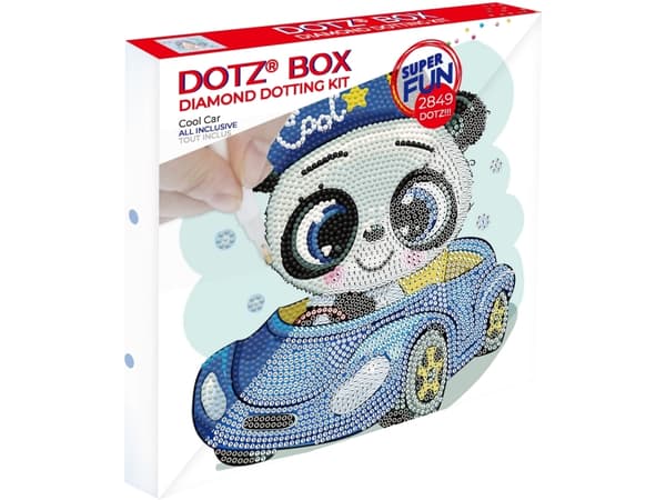 DOTZ BOX creativity set diamond painting cool car 22x22cm, 11NDBX038