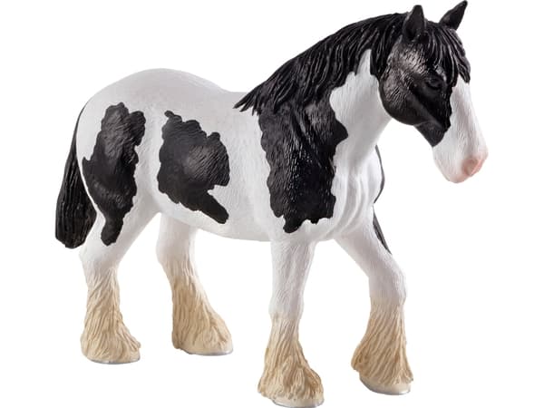 Mojo Clydesdale Horse, svart/vit